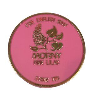 Vintage Morny Fine English Soap Pink Lilac Plastic Container England
